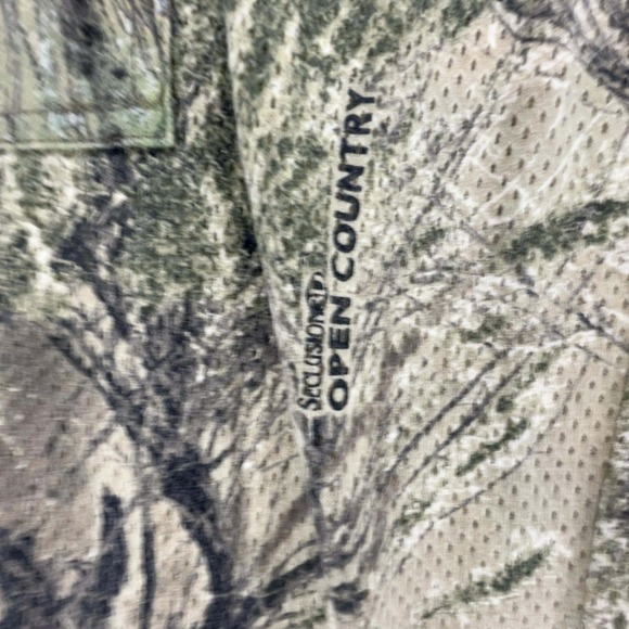 Cabelas Open Country Camouflage Cargo Pants Mesh Lined Outdoor Hunting M EUC - Picture 6 of 9